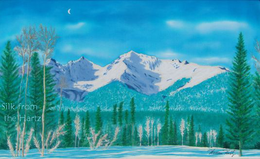 silk mountain painting